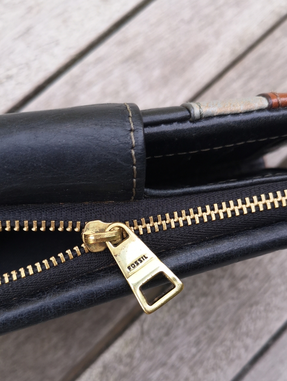 Vintage Fossil leather wallet - Picture 8 of 13